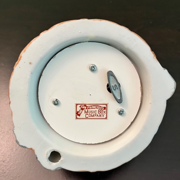 VTG The San Francisco Music Box Company Sleeping Cat Mice, Memories Music - Picture 2 of 2